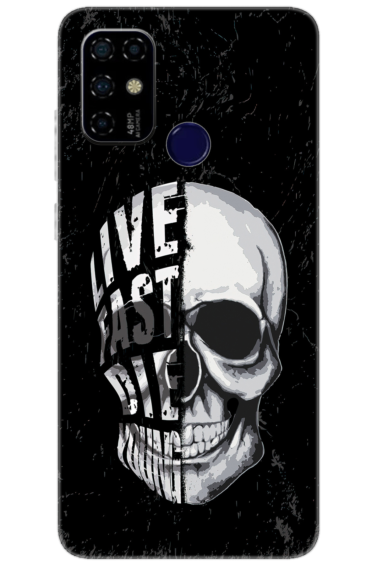 Via F20 Compatible Sheath Pattern Printed Silicone Skull NGO:585 CP-MJUK4qo