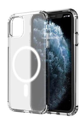 Köşe Korumalı Kılıf Apple Iphone 11 Magsafe Uyumlu iPhone 11 Pro Max Kılıf MGS
