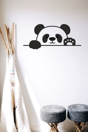 Çocuk Odası Duvar Dekoru Panda Sticker - Home Sticker - Duvar Sticker 24459737158110
