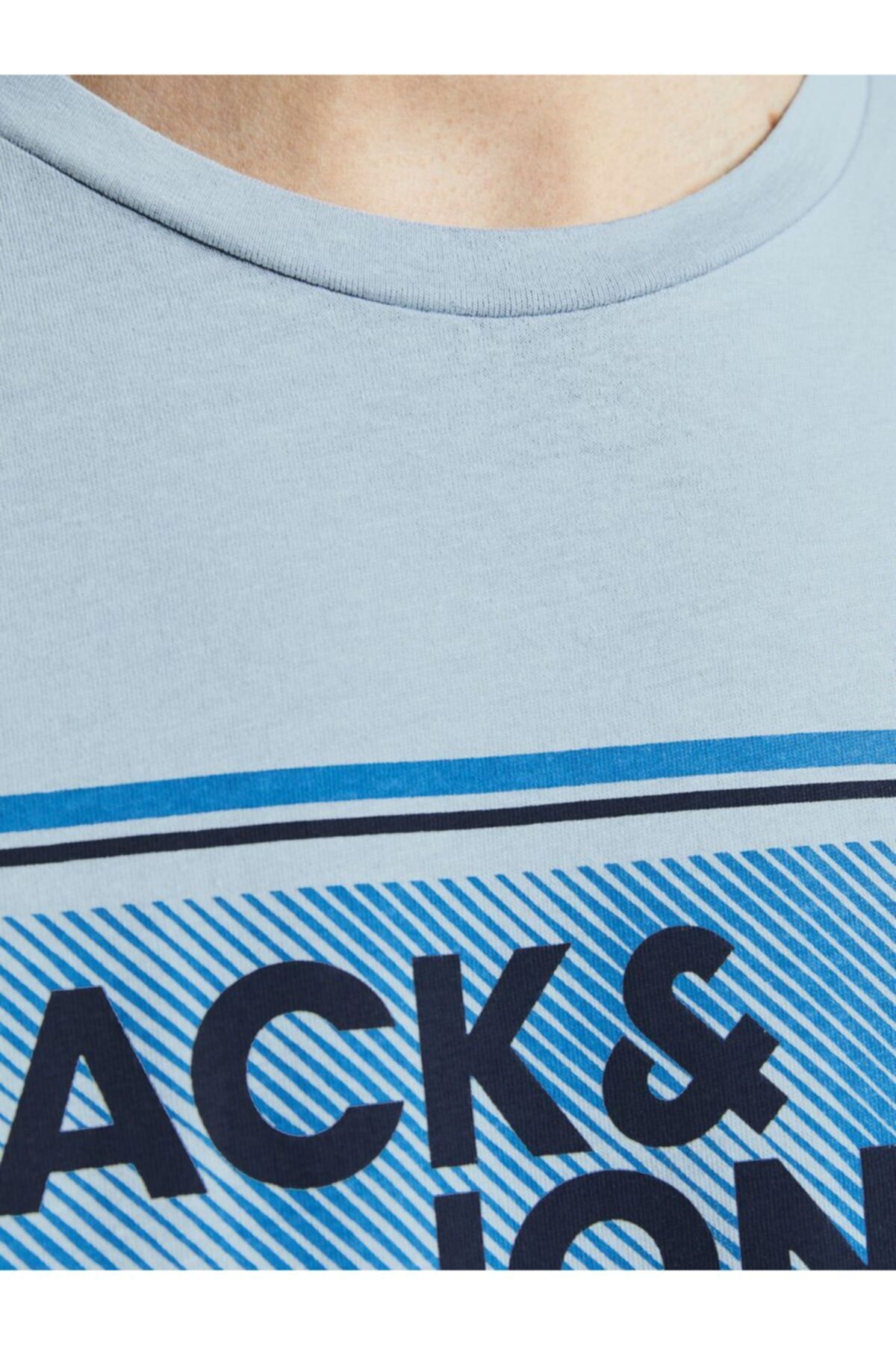 تیشرت مردانه آبی جک اند جونز | TYC00158868977 اورجینال - تصویر 6