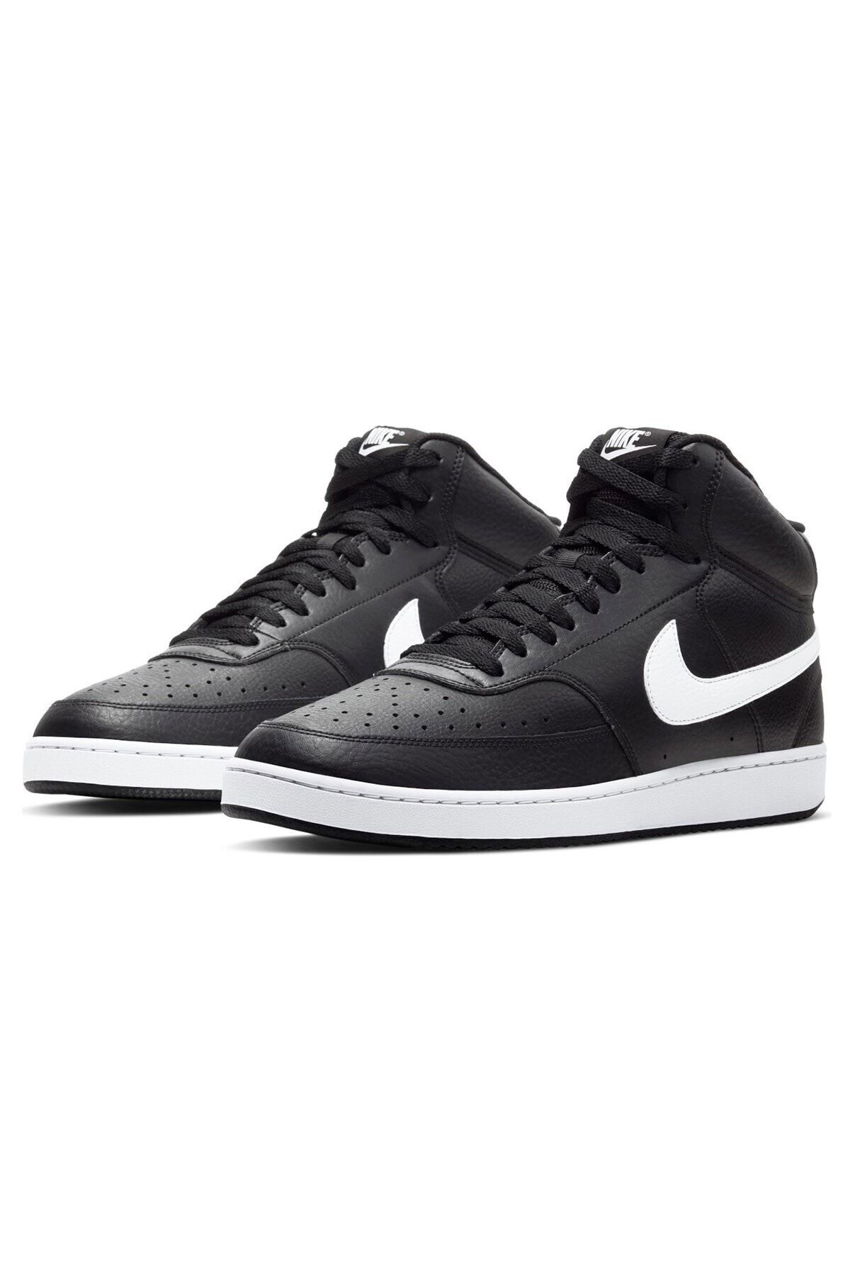 Nike Men s Black Court Vision Mid Casual Shoes Cd5466 001