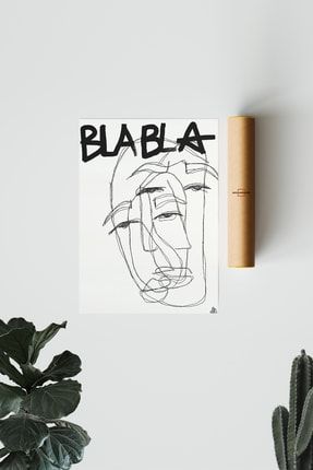 Bla Bla ( Art Print Poster - 50x70cm ) çm-04-blabla