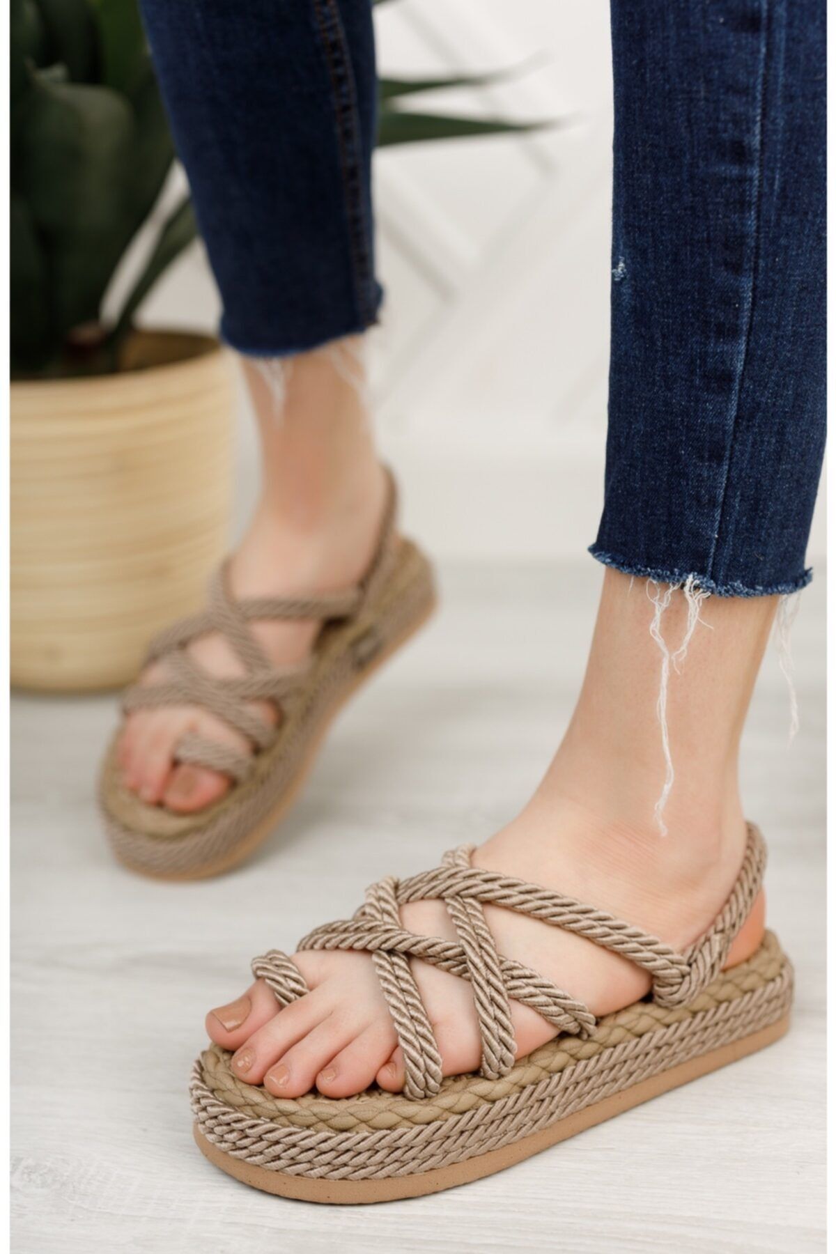 Mink flip flops sales