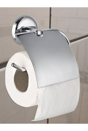 Cekiox Sln Kapaklı Tuvalet Kağıtlık Duvara Monte Paslanmaz Standart sln12