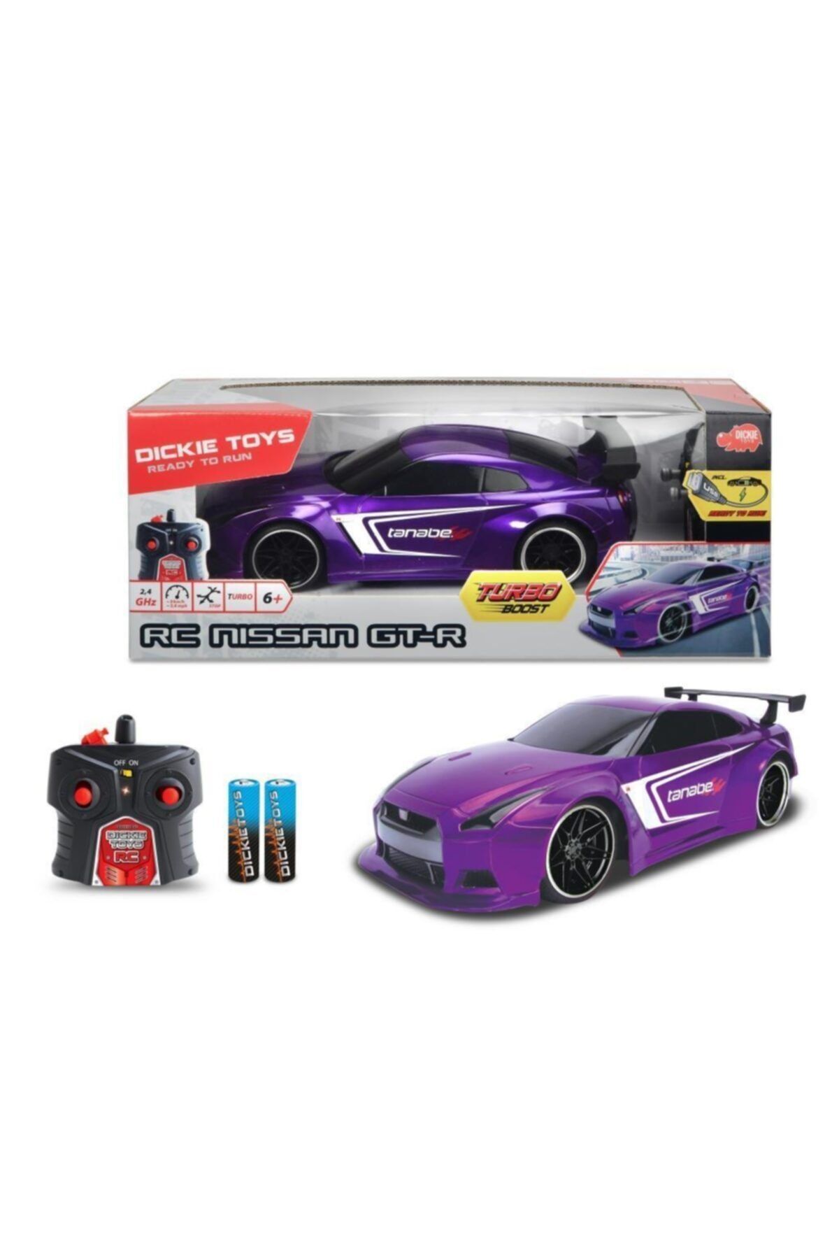 Dickie Dickie Rc 2009 Nissan Gtr 1:16 Uzaktan Kumandalı Araba 106000 ZO8671