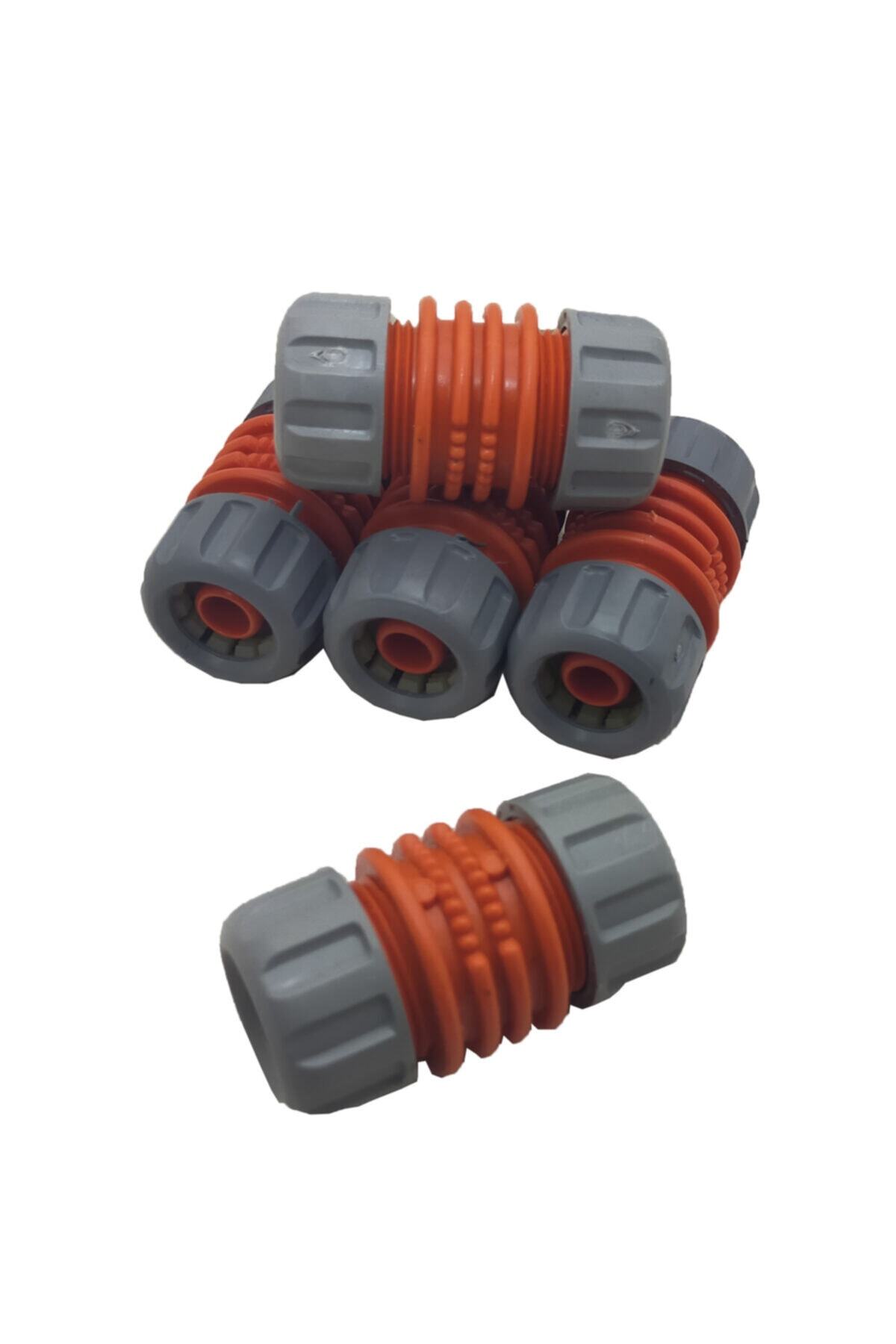 Yıldırım 5 Adet Bahçe Sulama Hortum Tamir Adaptörü 1/2 Hortum Ekleme Bahçe Hortumu Patlak Tamir Hortum Eki