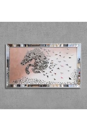 Iskenderin Atı Pudra Mozaik Ayna / 80x155 Cm ATL-1270-7