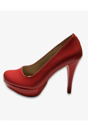 Kadın Kırmızı Topuklu Ayakkabı TKKDABVIZCANDOPYB5B6B4CNSEMTEKCEMSETOPUK