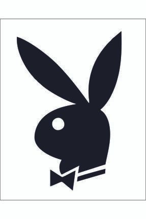 Playboy Tavşan Sticker 12x8 cm 00933-2