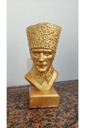 Mustafa Kemal Atatürk Büst Heykel Biblo Gold BT-KML-BT001