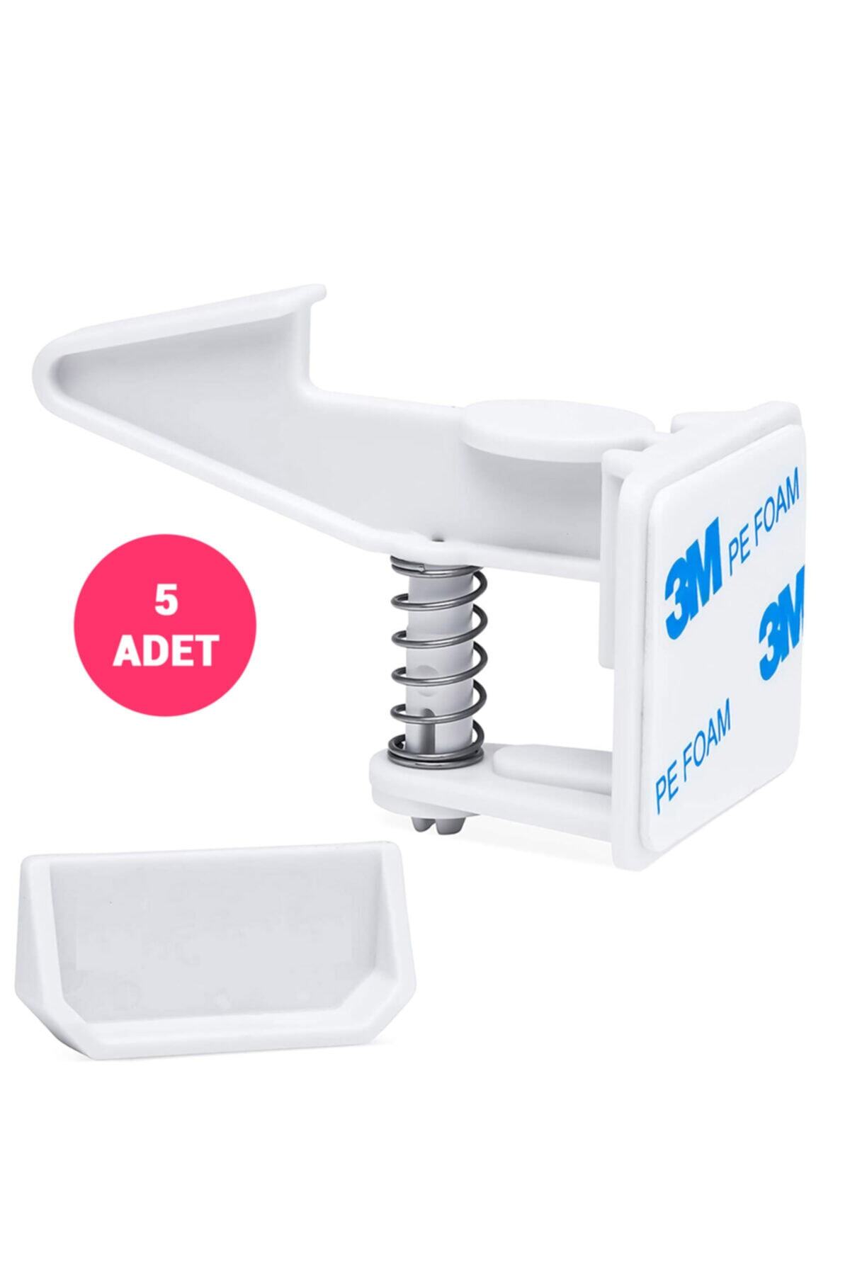 Baby Lock Çocuk Bebek Güvenlik Seti, 5 Çekmece Dolap Kilidi, 8 Köşe Ve 12 Priz Koruyucu, 4 Kapı Koruyucusu fotoğrafı 7 (önizleme)