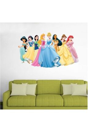 Disney Prensesler Yeni Sezon Bütyük Boyut Kız Çocuk Odası Duvar Sticker Pvc dsneprds