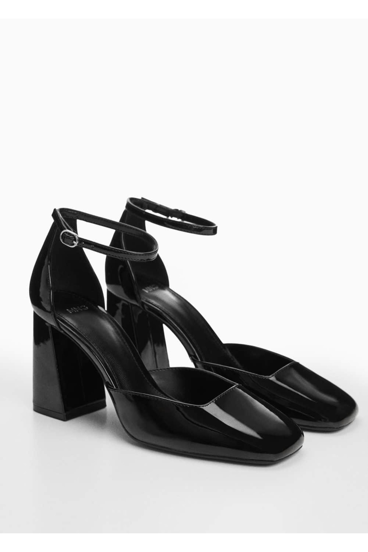 MANGO Woman-High Heels in Lackleder-Optik 1
