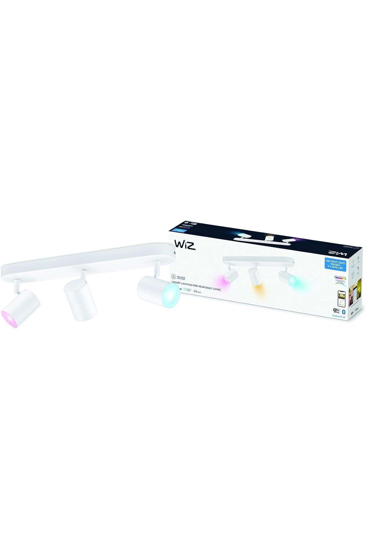 Imageo Spots 3x5W Beyaz (RGB Işık)