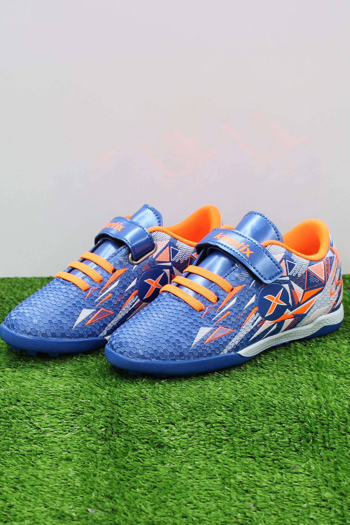 Estes TF Sax Orange محصول اورجینال کفش فوتبال Turf Astroturf Kinetix - تصویر 2