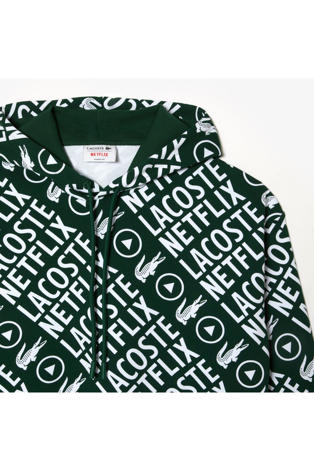Lacoste X Netflix Men's Loose Fit Hasted Sweatryrt