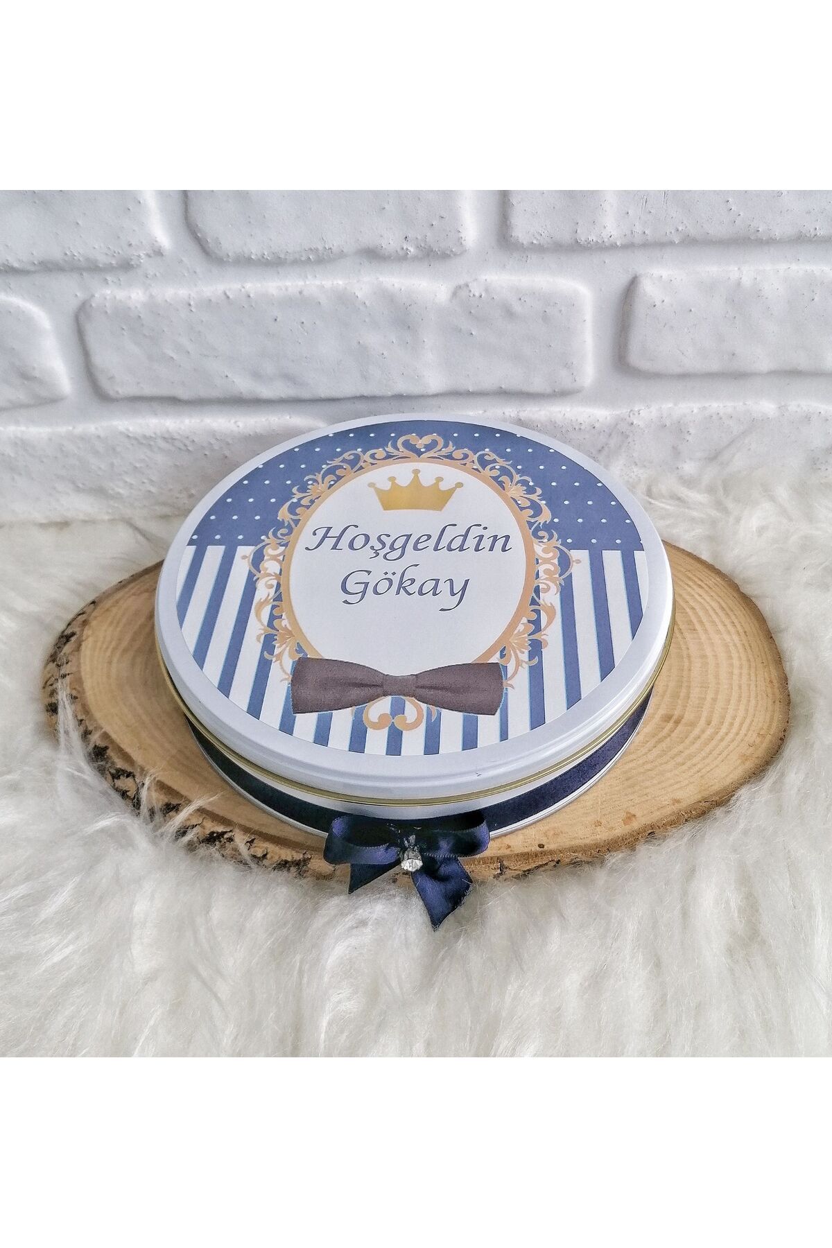 BUGİTO 80 Adet İsme Özel Erkek Bebek Doğum Sünnet Hatırası Hediyelik Çikolata fotoğrafı 4 (önizleme)