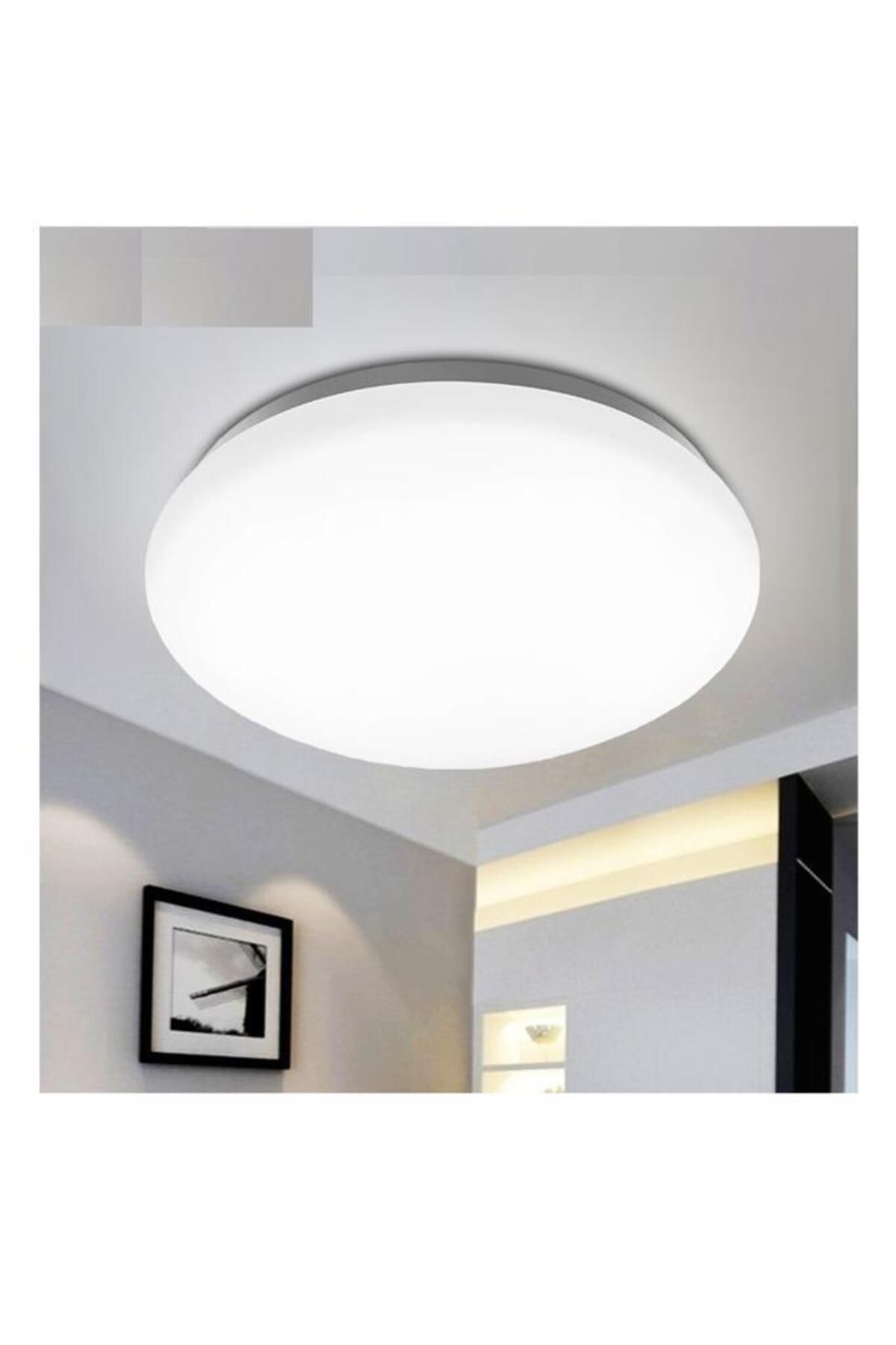 Osram Ledvance-Ledvance 24W LED Floor Lamp with Sound Sensor 6500K White Light 32.5 cm Ceiling Luminaire 8