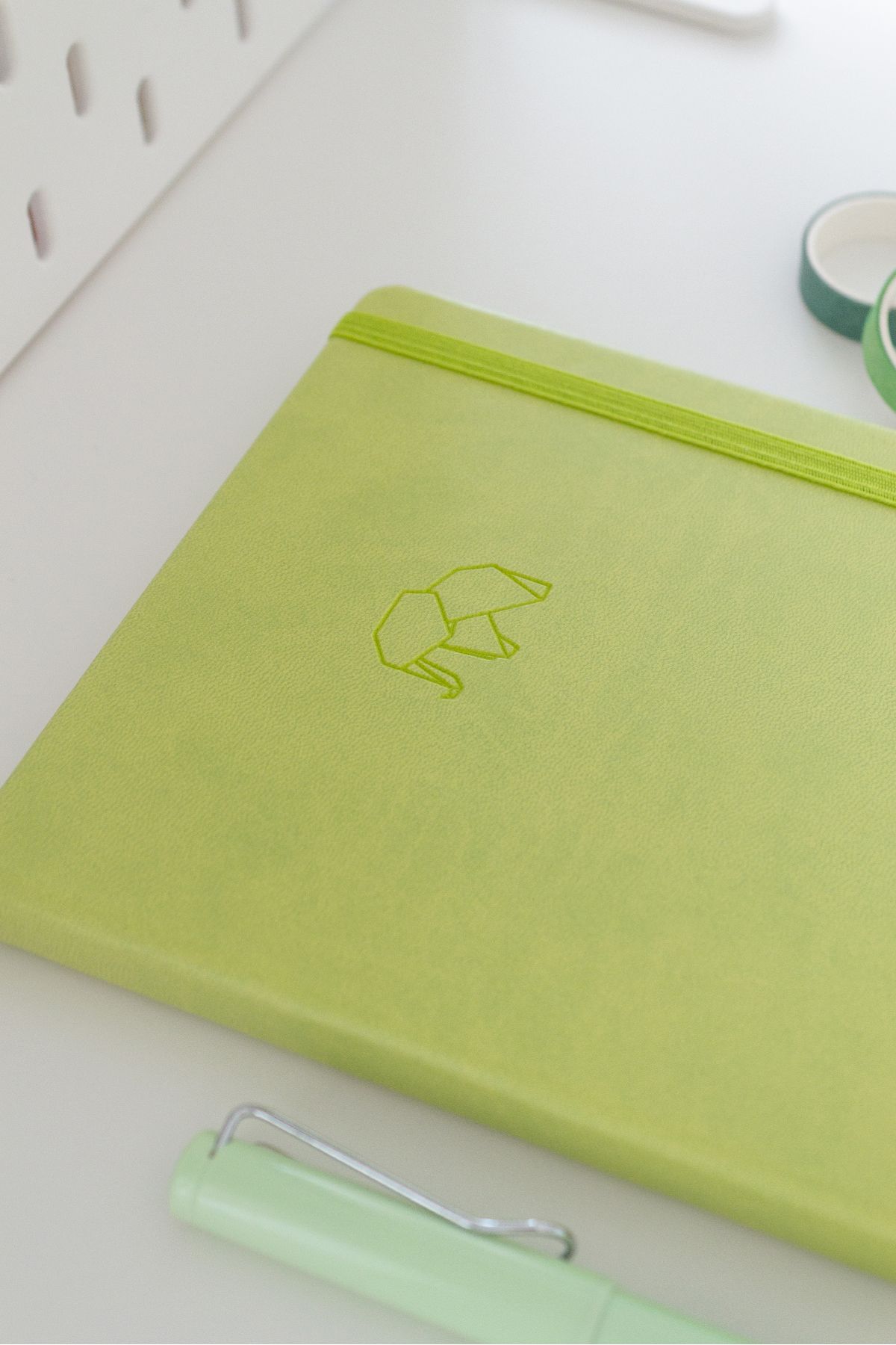 Matt Notebook-A5 Notebook Dotted Light Green 2