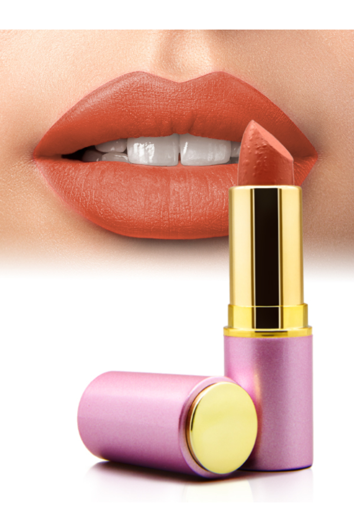 唇にBE MY baby GL Beauty Natural Matte Lipstick / Dudak Besleyici Mat Ruj Bebek
