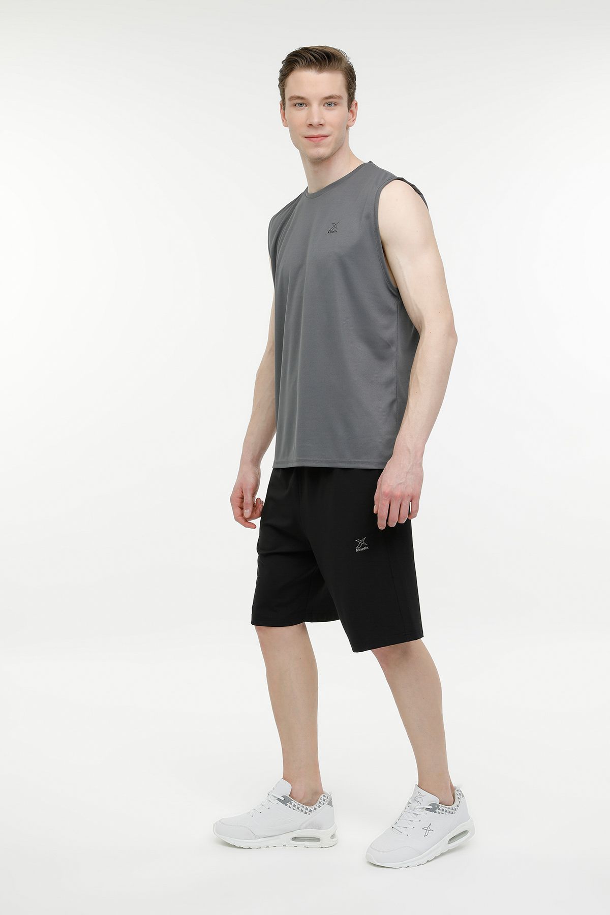Kinetix-M-SN95 BSC PES SHORT 4FX Siyah Erkek Şort 5