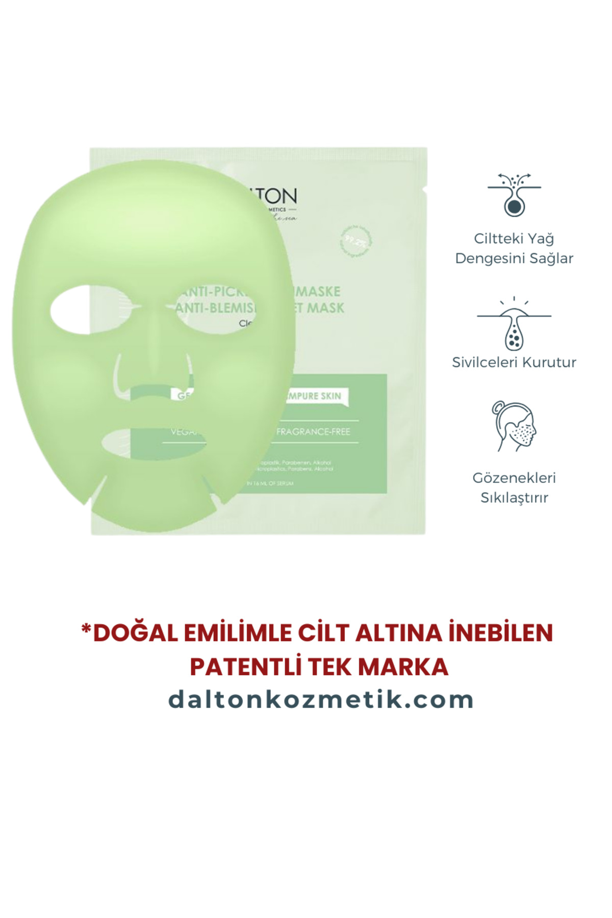 ماسک صورت   DALTON MARİNE COSMETİCS | 7251850 اورجینال - تصویر 7