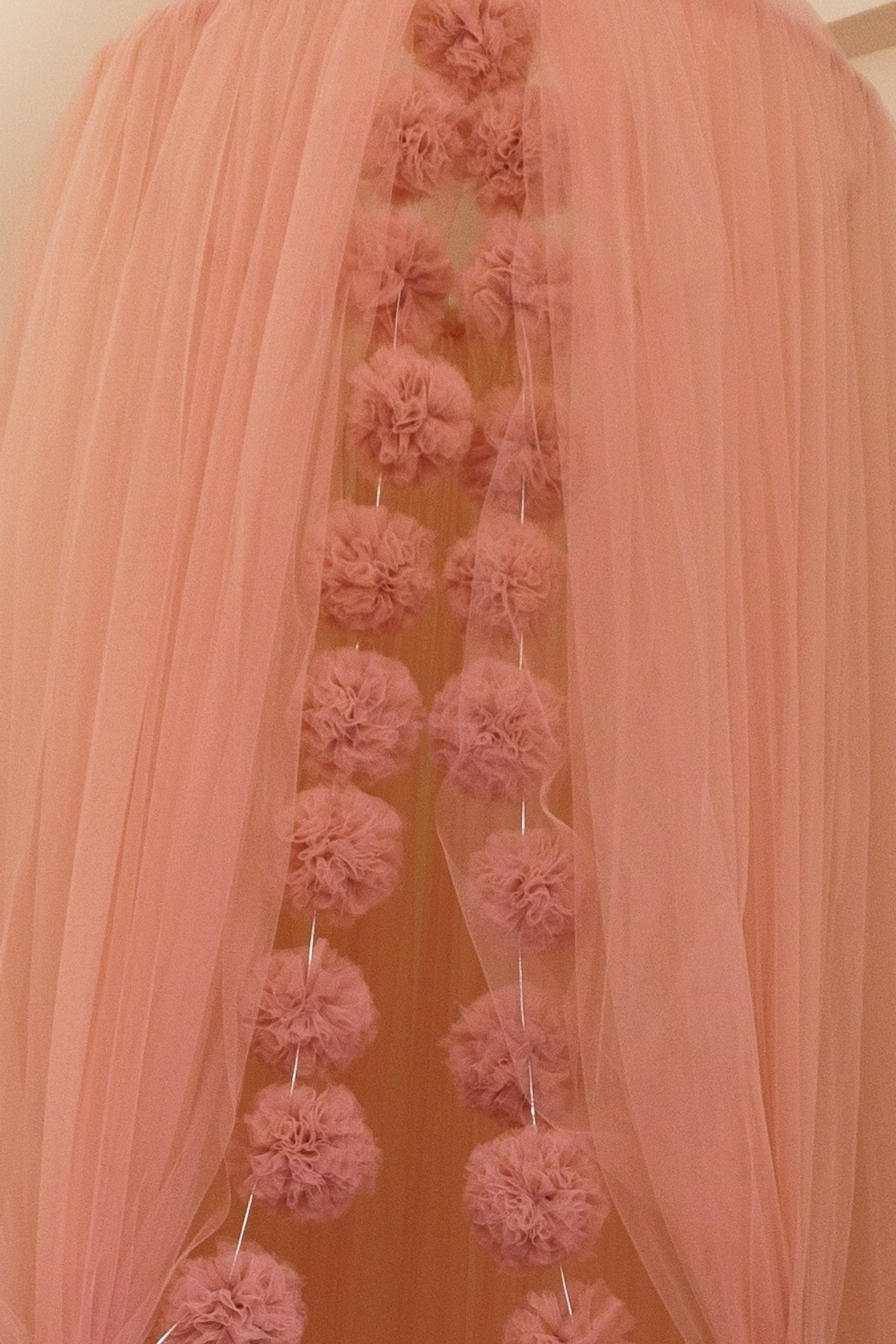 G&G baby Pudra Pembe Pon Ponlu Beşik Cibinliği Ve Cibinlik Aparatı fotoğrafı 5 (önizleme)