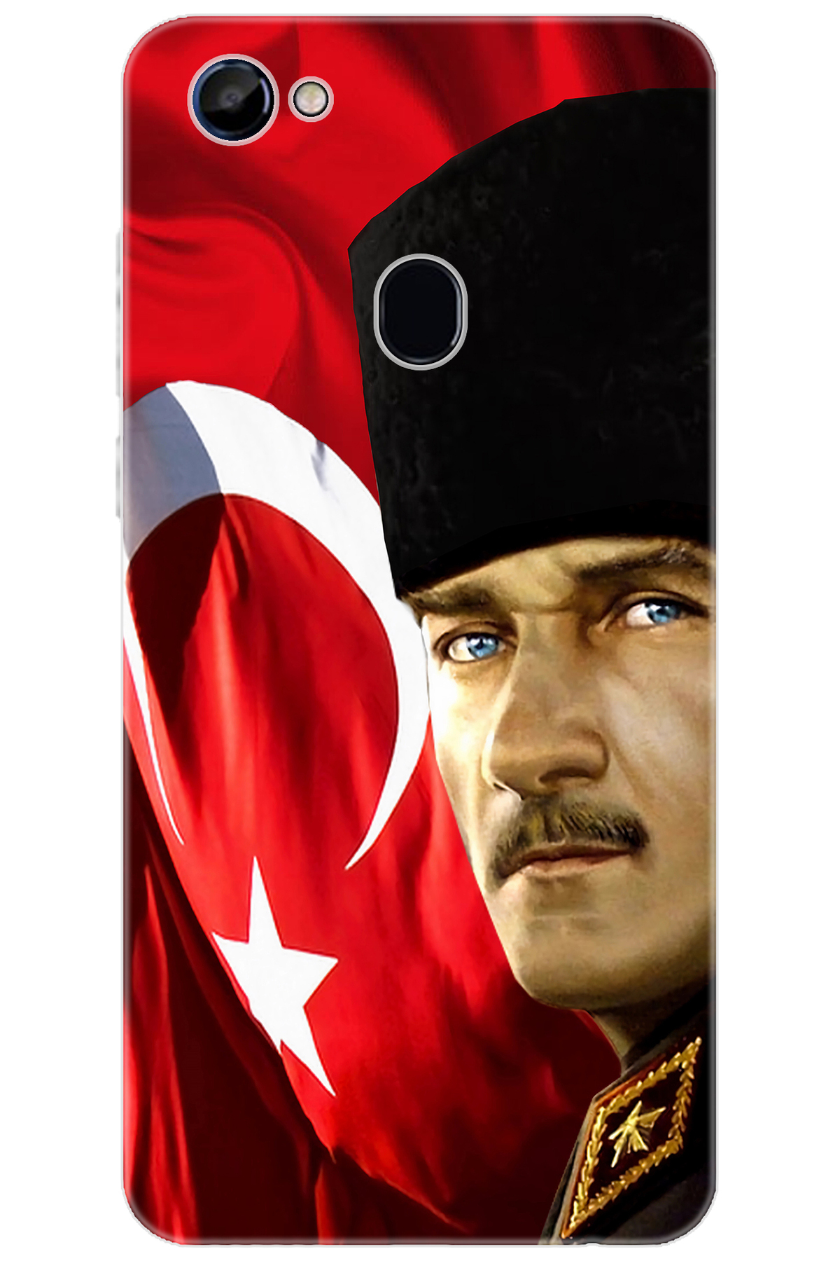 Via G3 Compatible Sheath Pattern Printed Silicone Ataturk and Turkish Flag NGO:726 CP-AB3gp2d