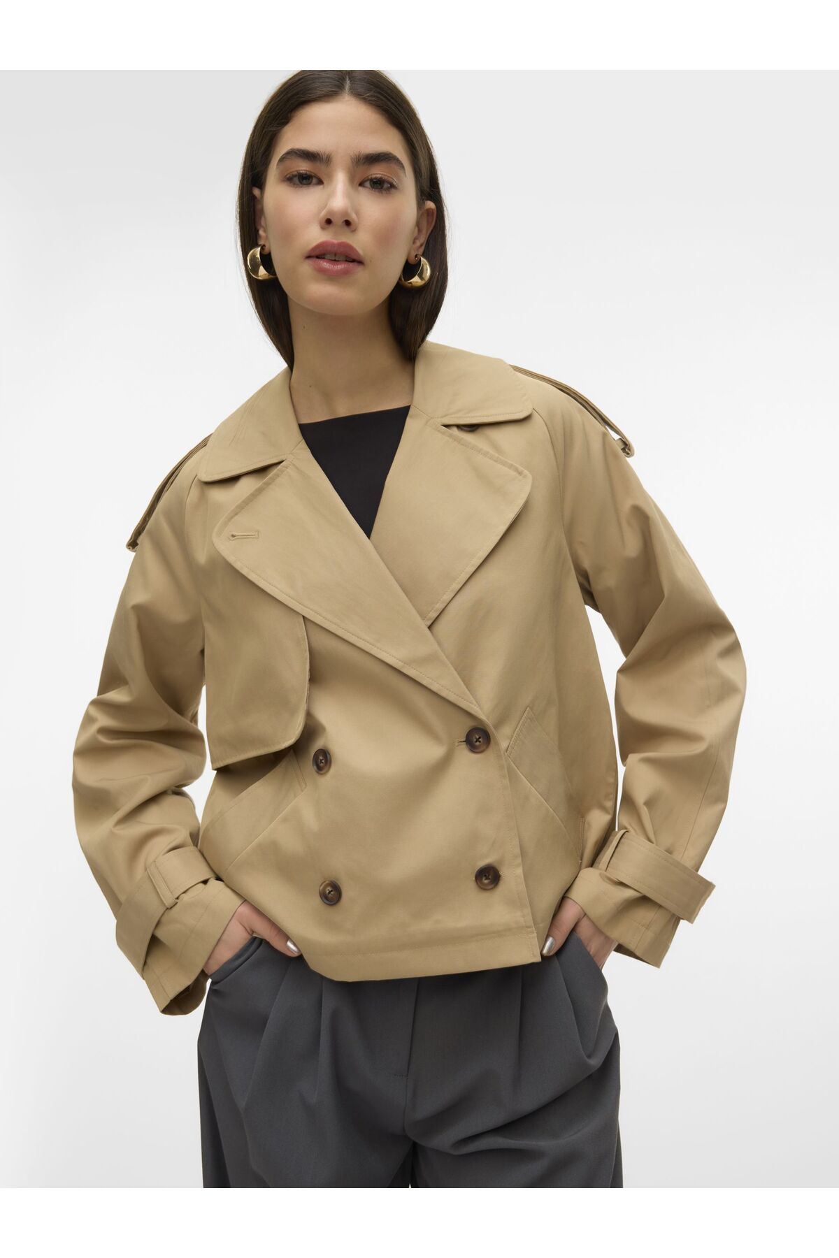Vero Moda-VMJEWEL Trenchcoat Jacke 5