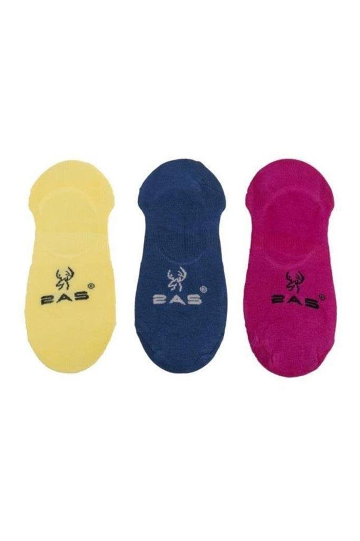 2AS-Mixed Color Ballerina Socks Set of 3 2