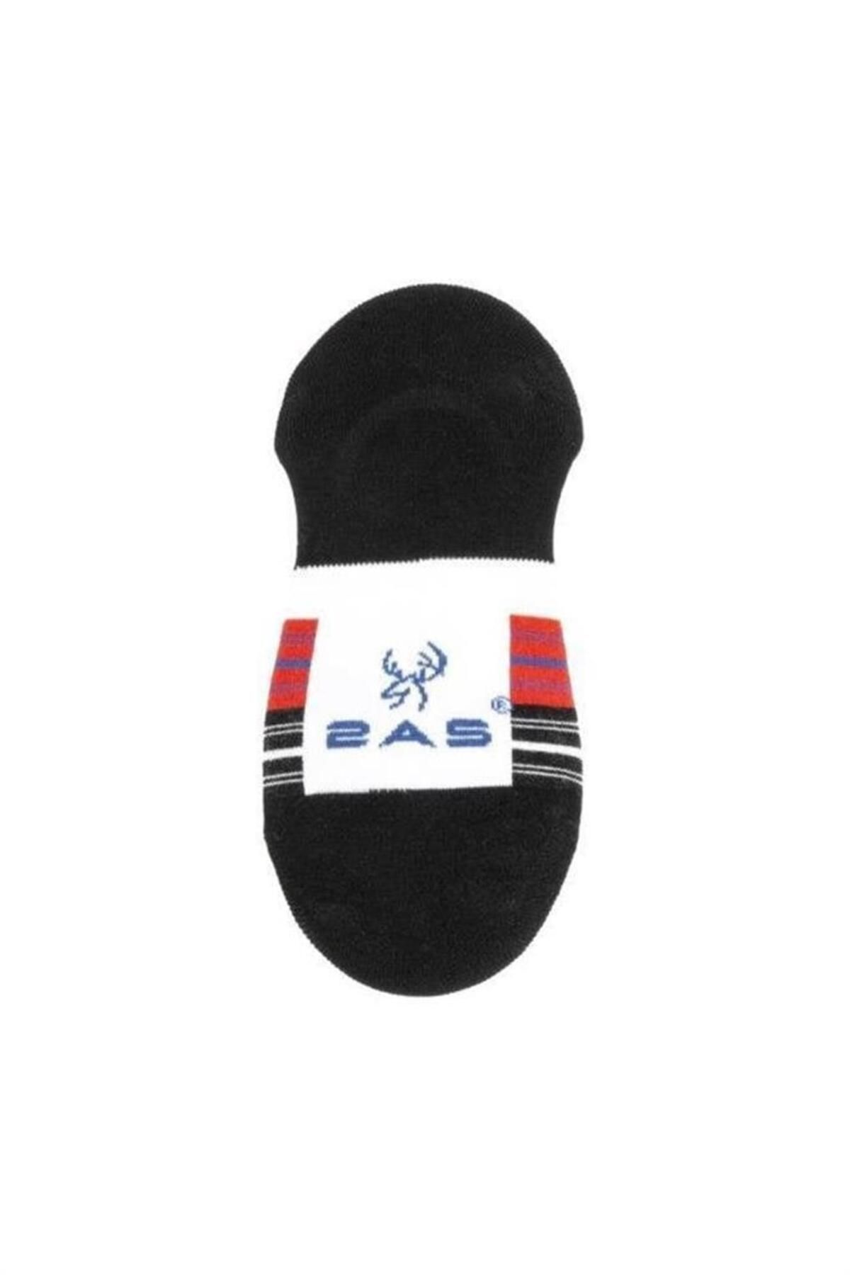 2AS-Red Black Striped Ballerina Socks 2