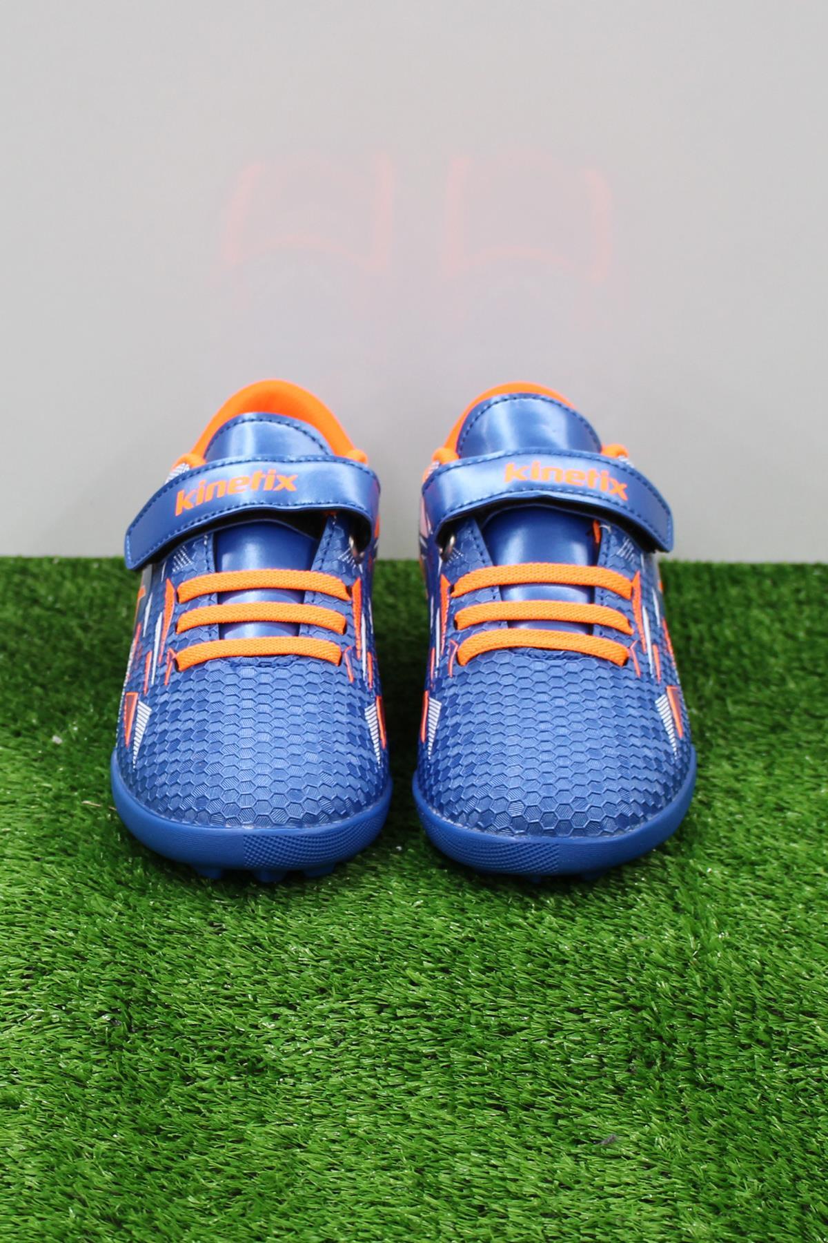 Estes TF Sax Orange محصول اورجینال کفش فوتبال Turf Astroturf Kinetix - تصویر 5