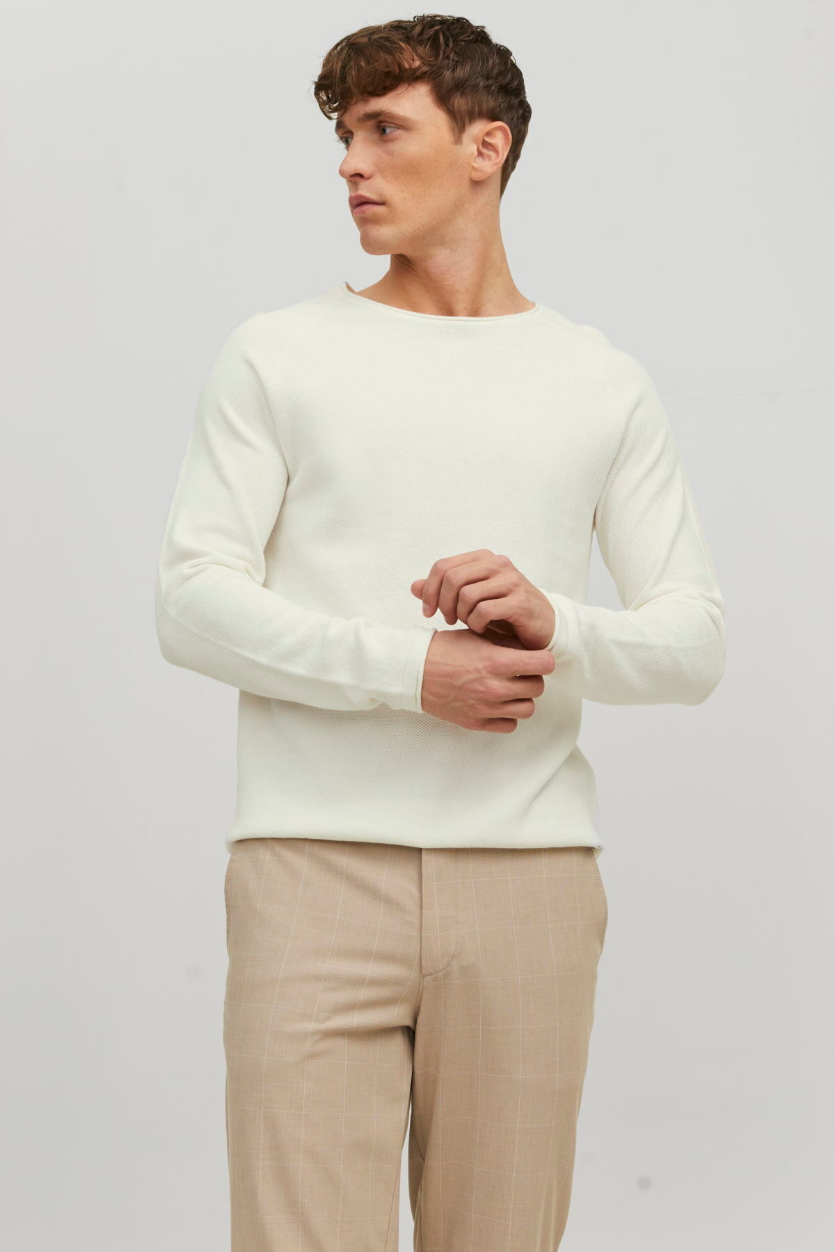 پلیور جک اند جونز مردانه پنبه ای اکرو بیسیک راسته Regular/رگولار    بیسیک کژوال/روزمره | Jack & Jones 12157321 TR - تصویر 5