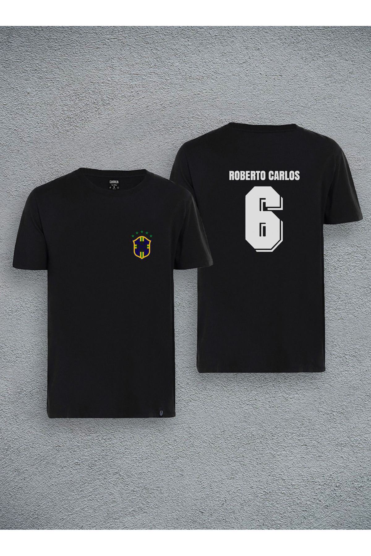 Darkia Roberto Carlos Forma Ozel Tasar m Bask l Unisex Ti ort T shirt Fiyat Yorumlar Trendyol