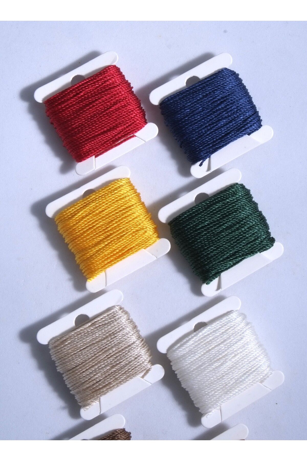 0.8 Mm  10 Metre 10 Renk Tesbih İpi Toplam 100 Metre