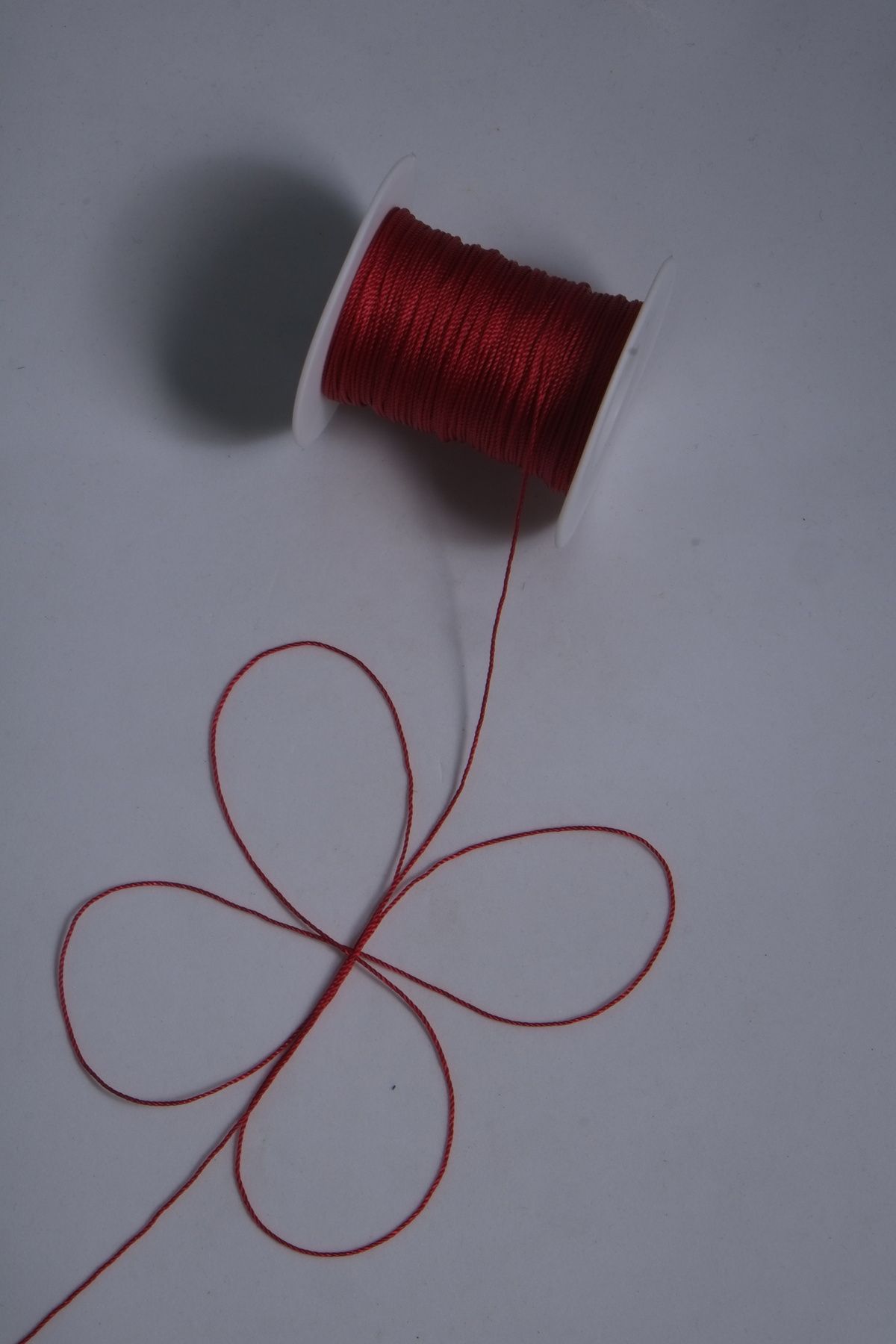 0.8 Mm 50 Metre Tesbih İpi Koyu Kırmızı