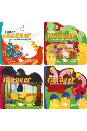 Çikolata Yayınevi AFACAN CİVCİVLER SERİSİ 4'LÜ SET