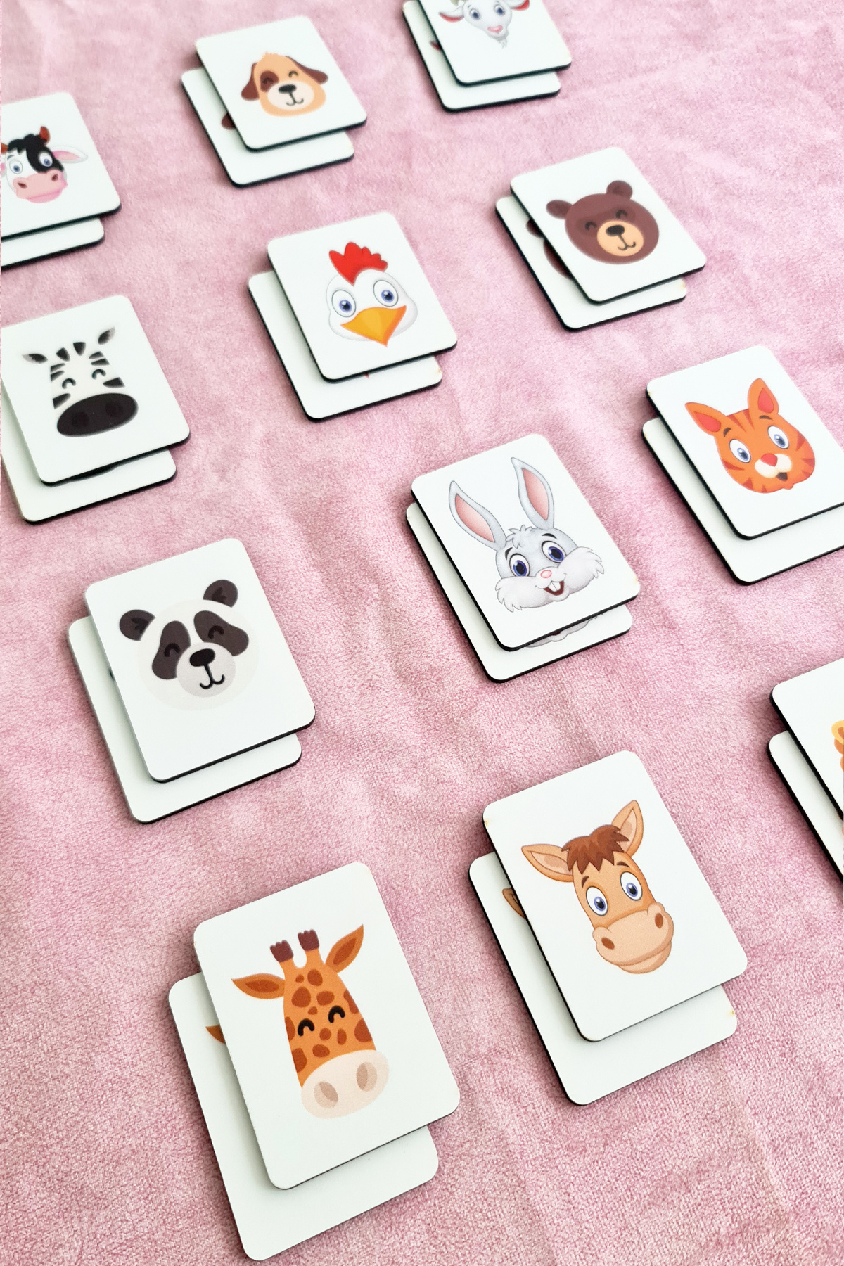 metafortoys Ahşap İkonik Hayvanlar Eşleştirme Oyunu Zeka Kartları Okul Öncesi Eğitim Materyali fotoğrafı 5 (önizleme)