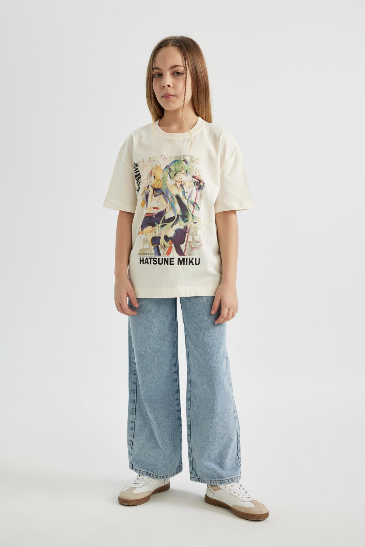 تی شرت دخترانه دفاکتو | C4691A824SM Defacto - Image 2