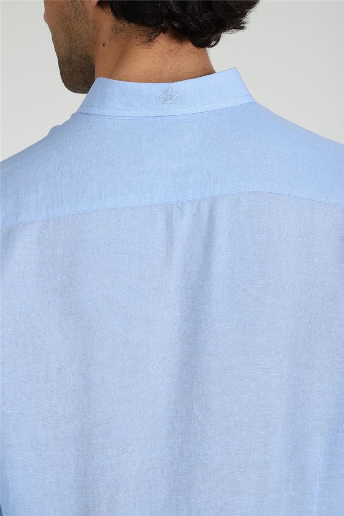 پیراهن مردانه آبی ADAM BOXES | SFSL11B اورجینال - تصویر 5