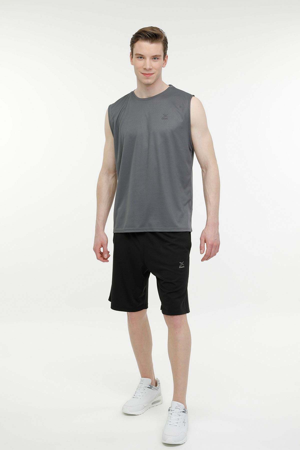 Kinetix-M-SN95 BSC PES SHORT 4FX Siyah Erkek Şort 3