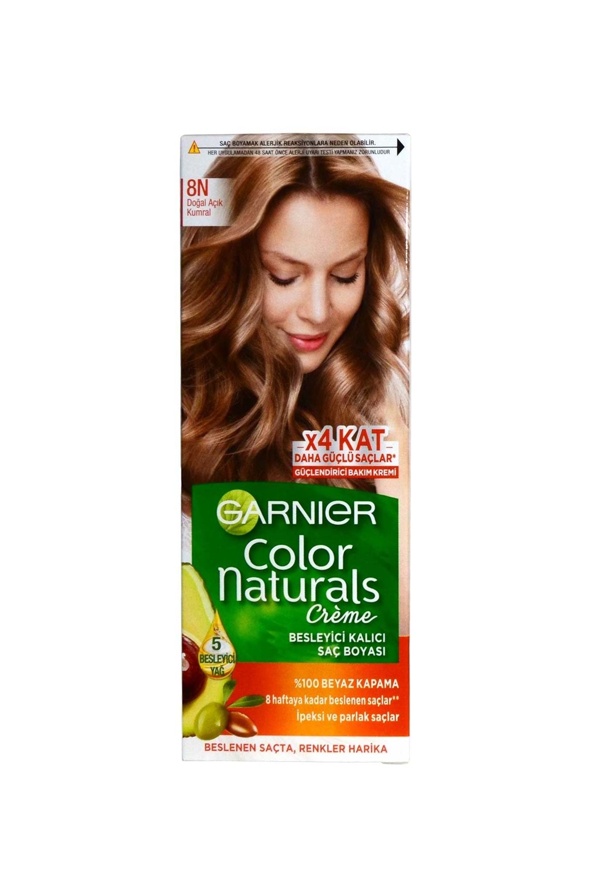Garnier Color Naturals Saç Boyası No:8N Doğal Açık Kumral — نارنجی ST02523