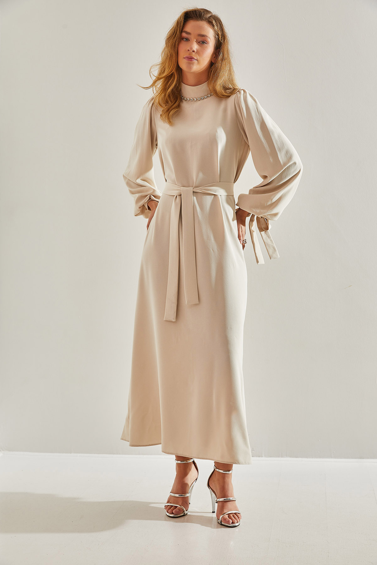 لباس زنانه لوکی مودست | 60151021 Bianco Lucci Modest - Image 2