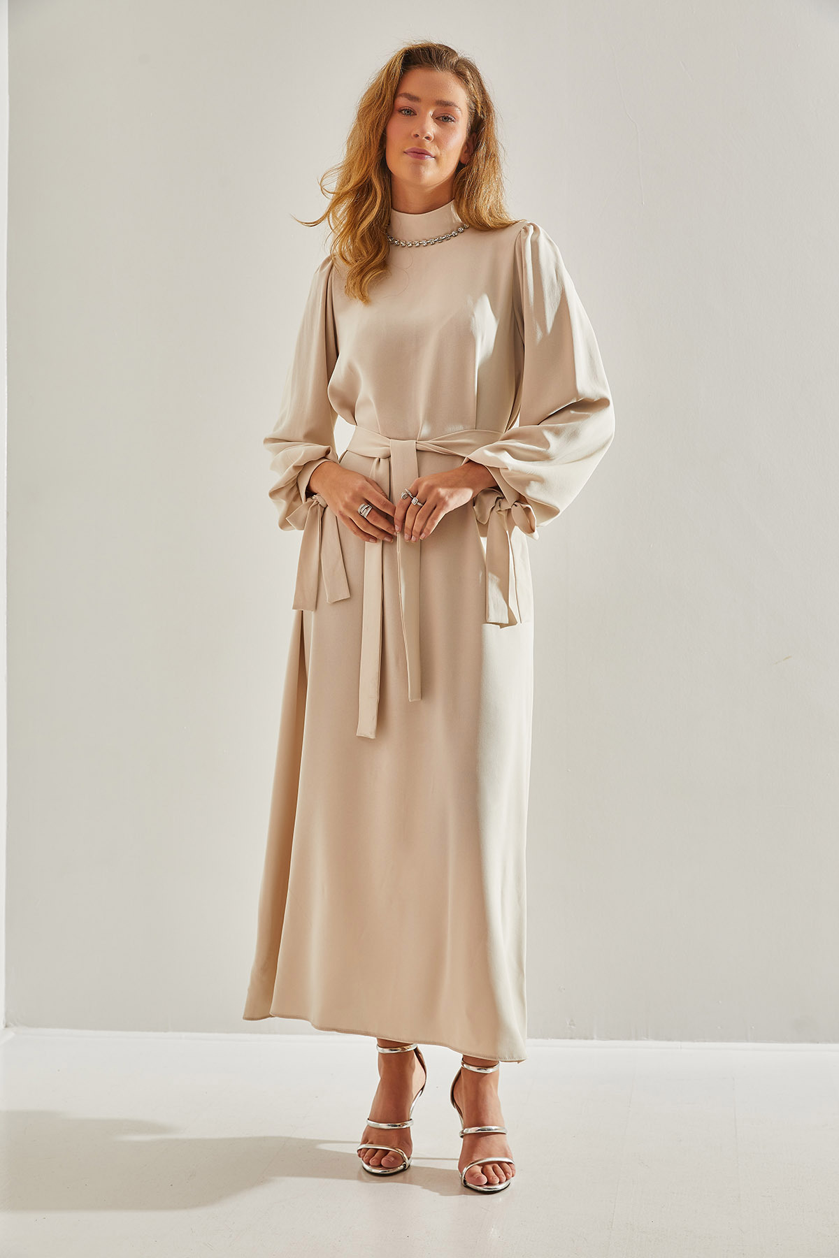 لباس زنانه لوکی مودست | 60151021 Bianco Lucci Modest - Image 8