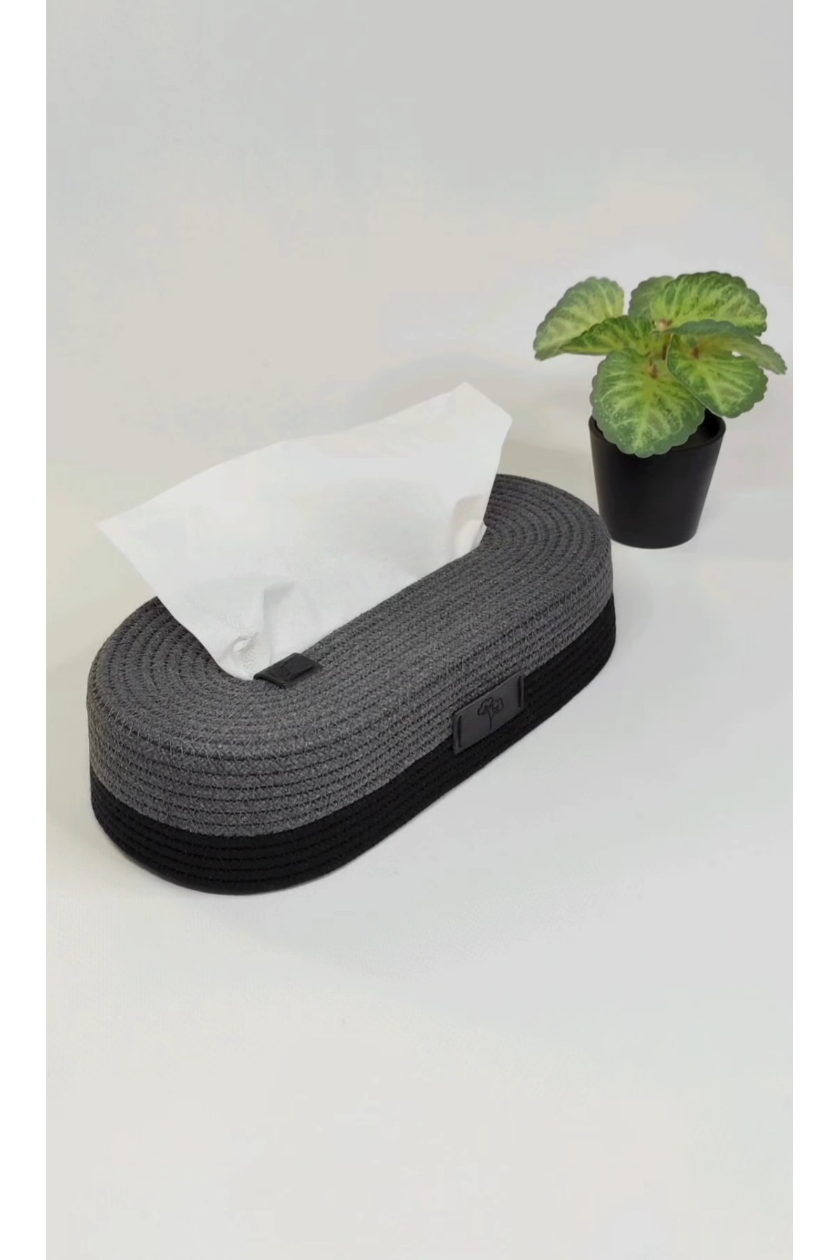Napkin Holder Decorative Basket Wicker Basket Organizer Organizer Oval Napkin Holder-27x15x8cm