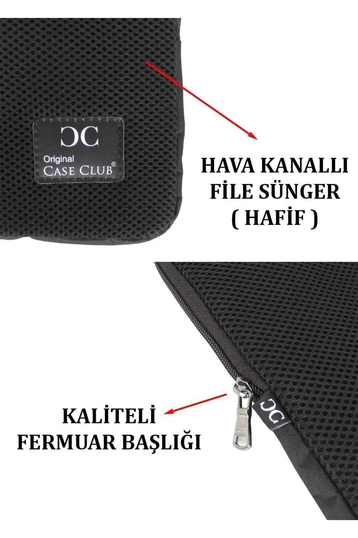 Çantacım-حقيبة كمبيوتر محمول من القماش الأسود لجهاز ماك بوك 4