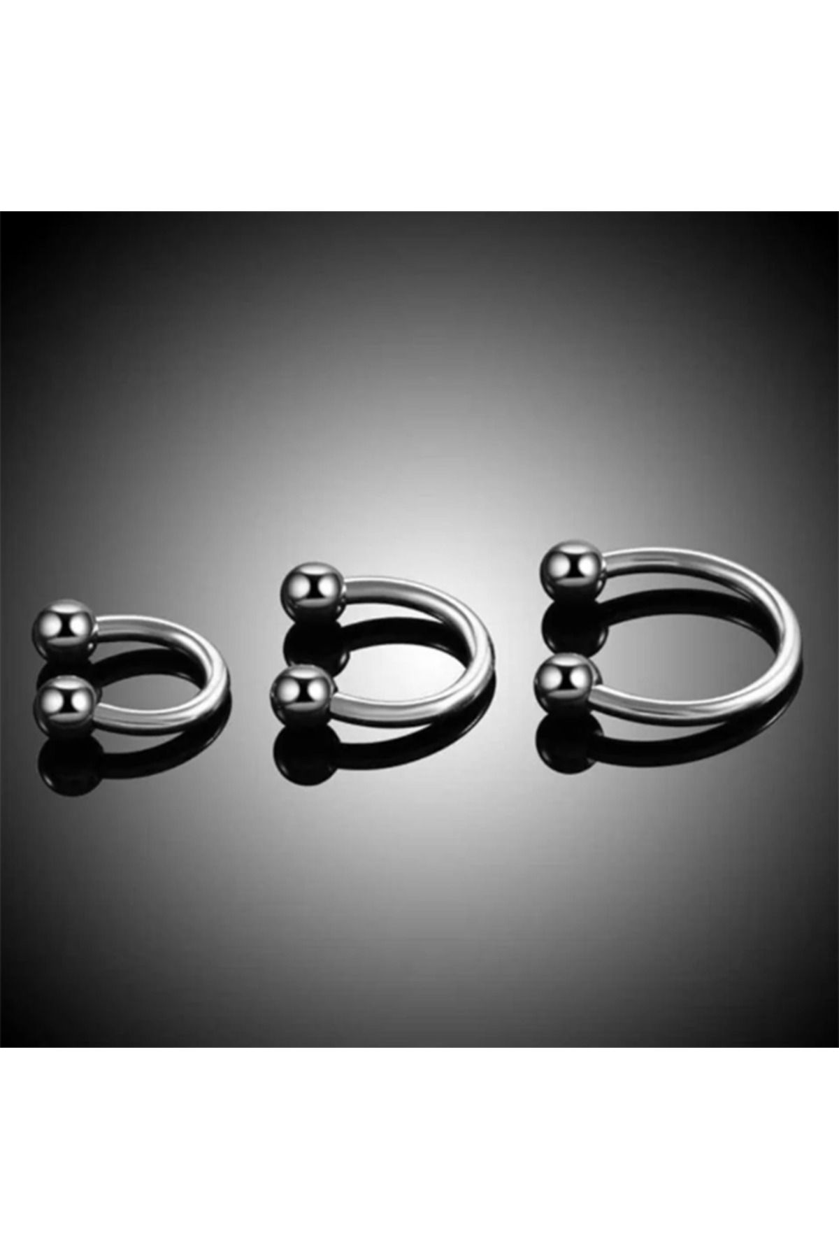Takıparkxs-Anti Allergic Bio Plast Transparent Eight Millim Septum Piercing 8
