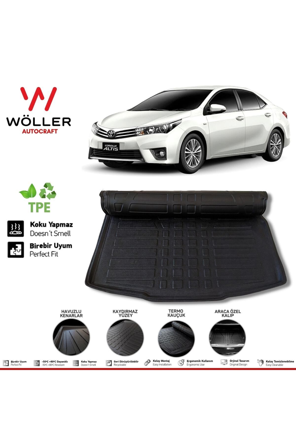 Багажный пул Wöller Toyota Corolla с 2013 по 2018 год 3d Ultraflex Flexible wöllerultraflex045