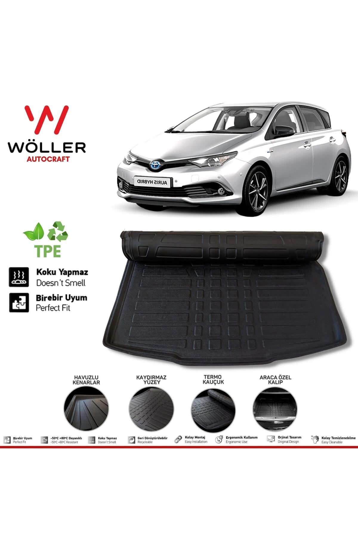 Багаж Wöller Toyota Auris, совместимый с 2013 по 2018 год 3d Ultraflex Flexible wöllerultraflex044