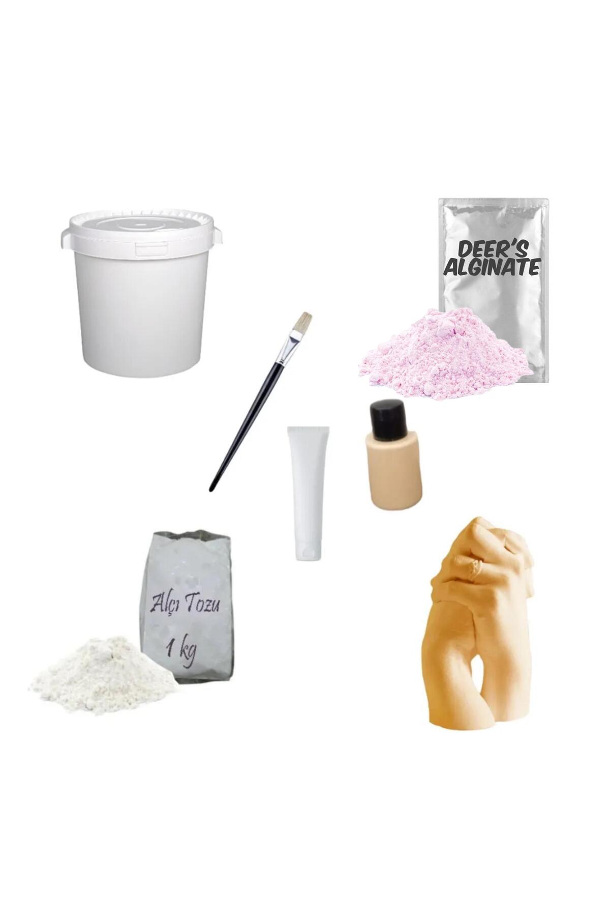 THE DEERS 3 Boyutlu Aljinat El Kalıbı Seti El Heykeli Kiti Kovalı ...